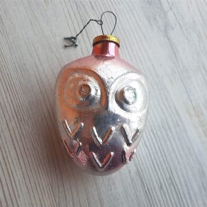 glass christmas ornament owl