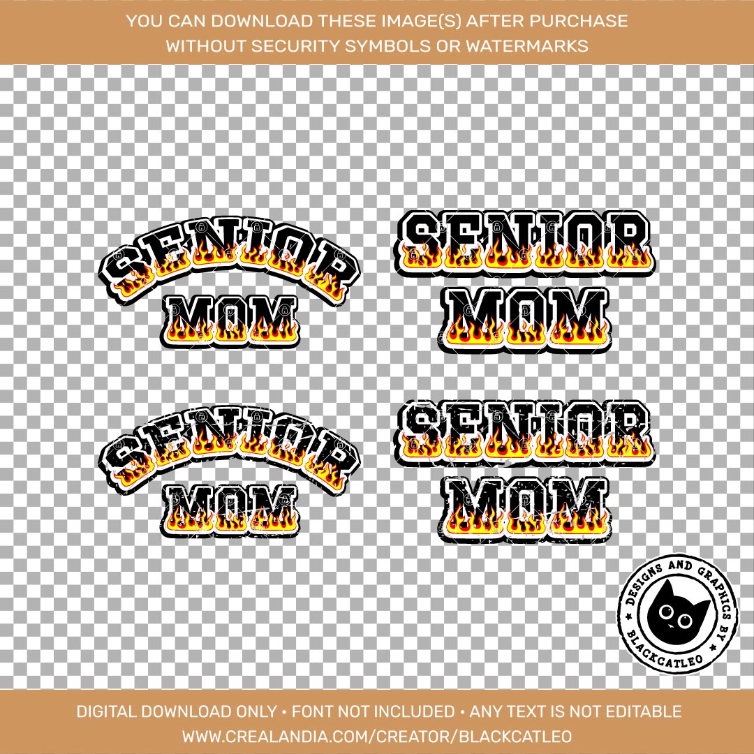 Senior mom burning letters new t shirt design svg png 3 senior mom burning letters preview