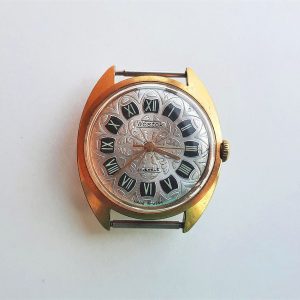 wostok roman dial soviet wind up watch