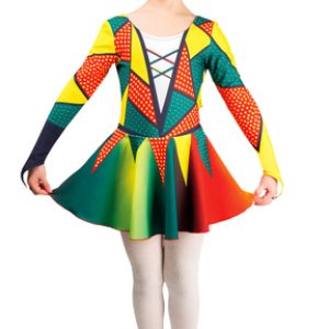Figure skating dress Clown costume Gymnastic dress Dance dress