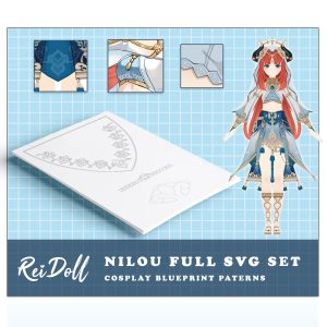 GENSHIN IMPACT Nilou Full Vector SVG Digital Designs Patterns Pack