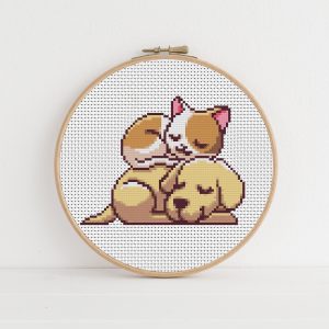 Friends cross stitch pattern PDF