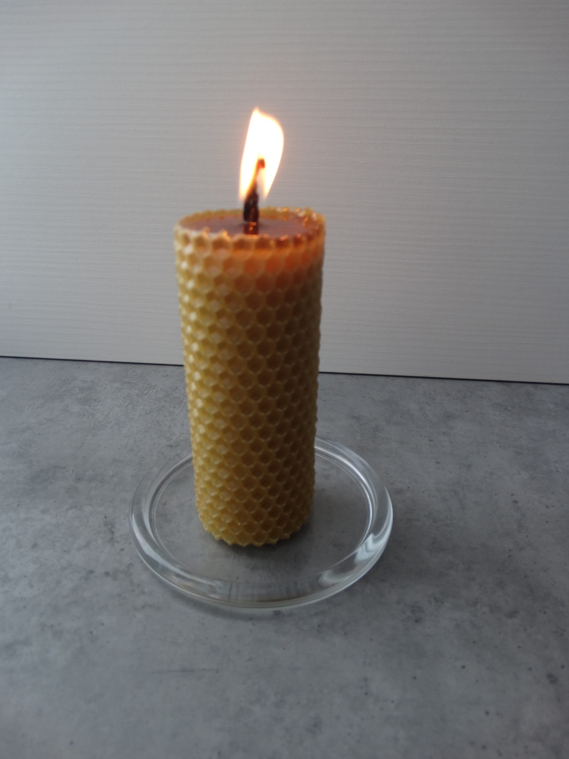 set of wax candles