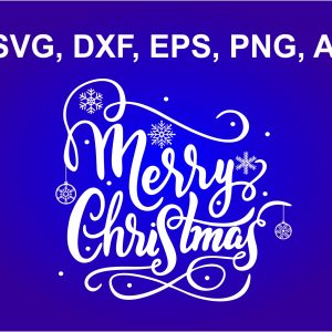 Merry christmas svg