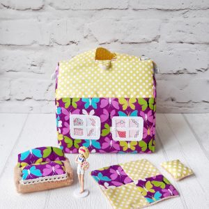 gift for toddler girl fabric doll house bag
