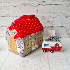 little girl gift fabric dollhouse bag