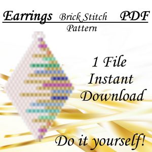 Handmade Marketplace 558 bead earrings pattern