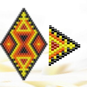 bead earrings pattern