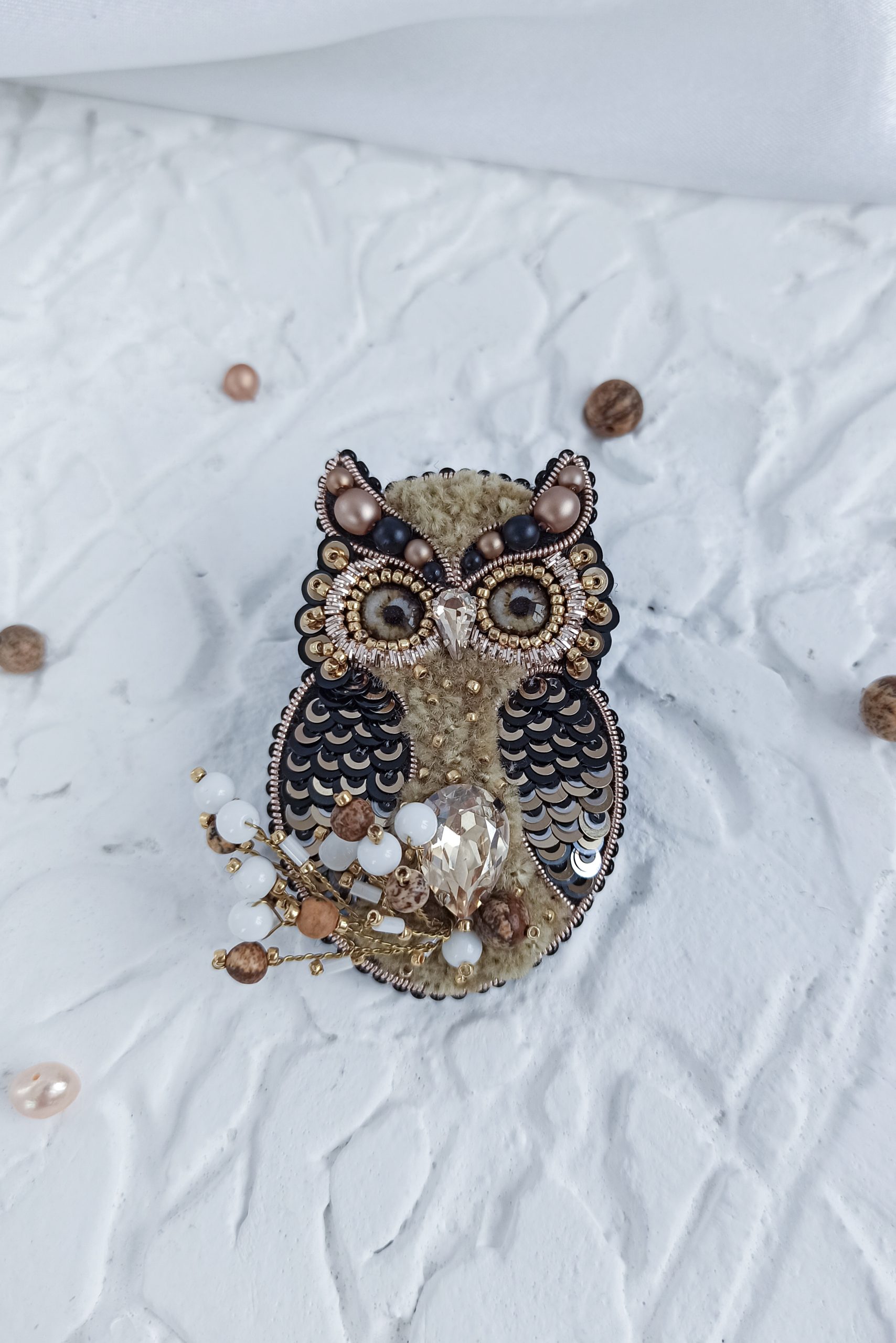 Rhinestone Owl Bag Charm – mBell-ish