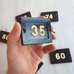 black number sign 35