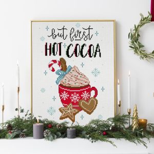Handmade Marketplace 563 winter cross stitch pattern PDF
