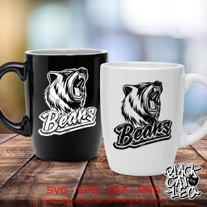 Bears mascot svg