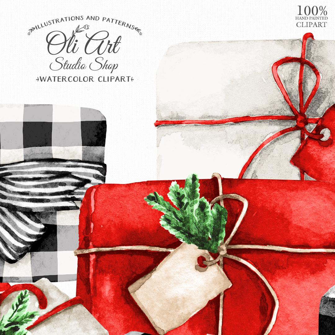 holiday gift box clip art