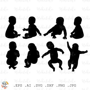 Baby Svg Silhouette