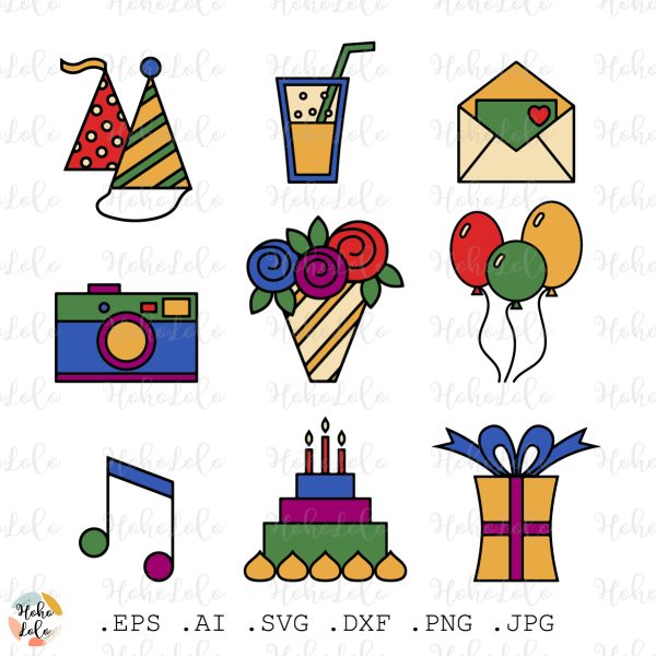 Happy Birthday Icons