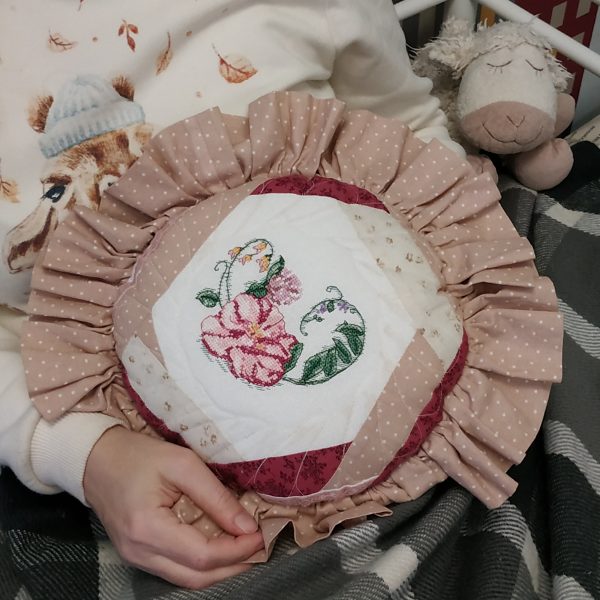 Rose Clower Pillow
