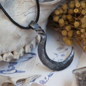 forged sickle pendant amulet