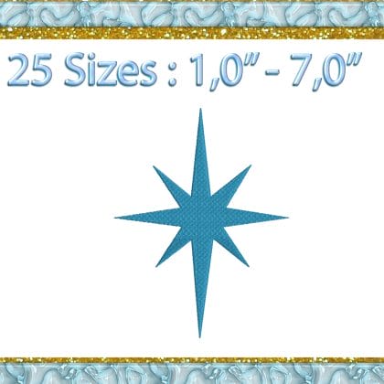 North Star embroidery