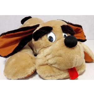 Vintage Soviet Plush Toy Dog. Large Soft Brown Dog.Toys USSR