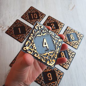 vintage room door number sign 4