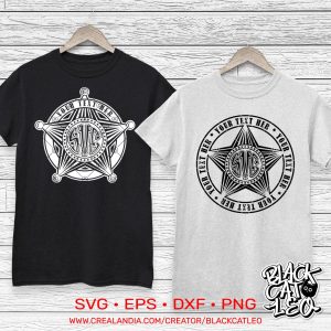 sheriffs star svg