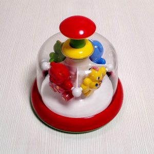 Soviet Vintage toy Whirligig. Spinning top toy. Toy Yula
