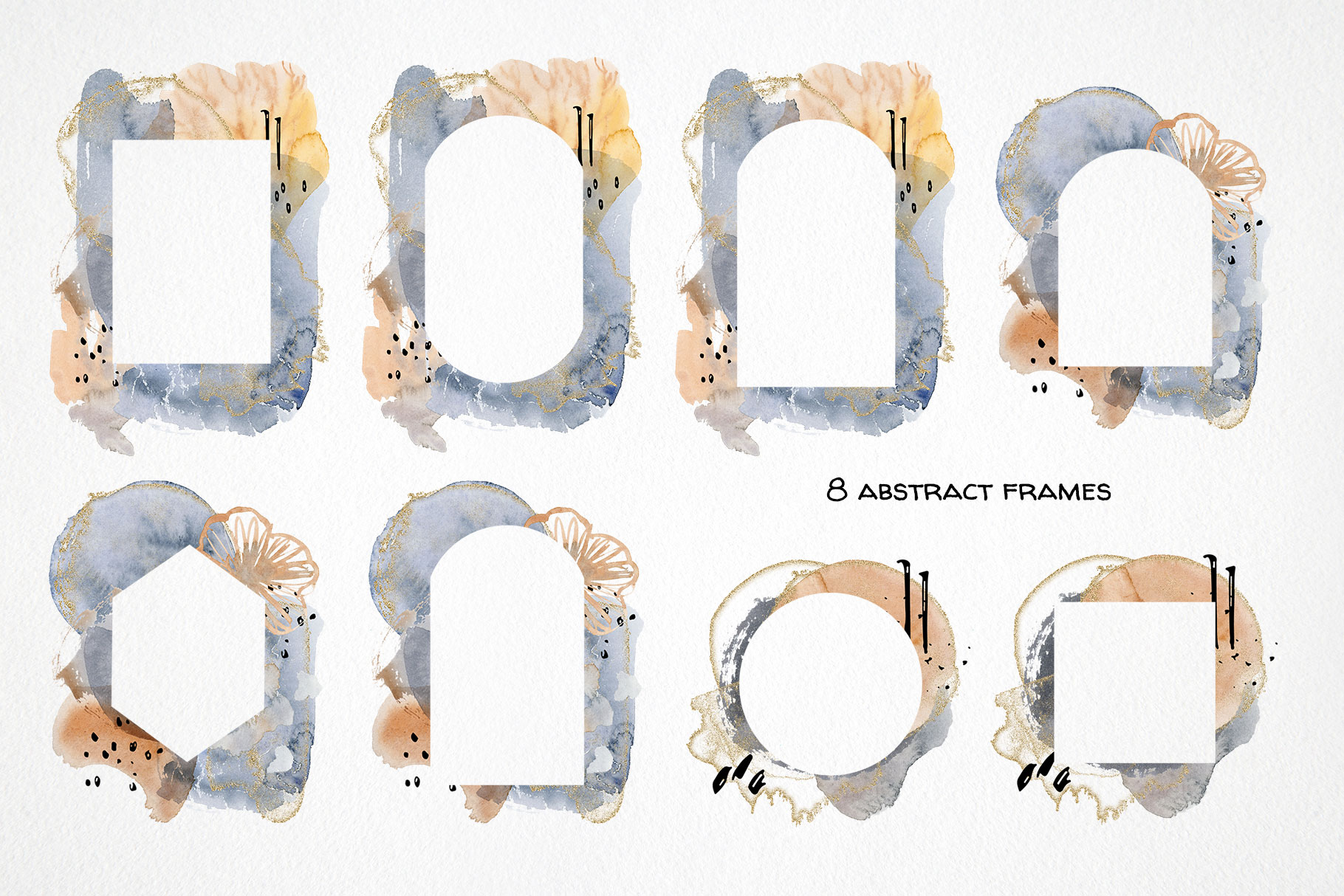 watercolor abstract ocean clipart, whale illustrations 11 watercolor abstract ocean clipart, whale illustrations - Image 11