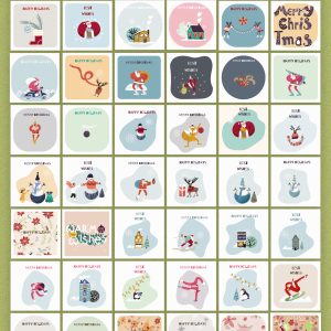 winter-houses-cards