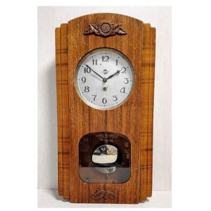 Handmade Marketplace 818 Vintage Pendulum Wall Clock. Soviet Mechanical Hanging Clock
