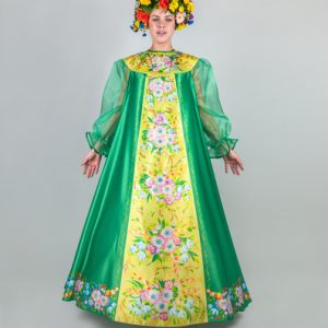 Four seasons costume Spring Snowdrops Woodland fairy dress Flower wreath headband