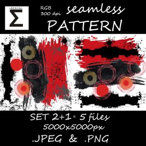 Seamless pattern Abstract art Acrylic painting print Design fabric Digital wallpaper Home decor Endless Background DIY