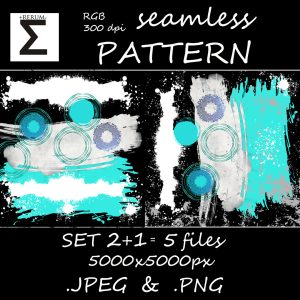Seamless pattern Abstract art Acrylic painting print Design fabric Digital wallpaper Home decor Endless Background DIY