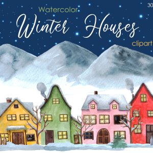 Watercolor christmas