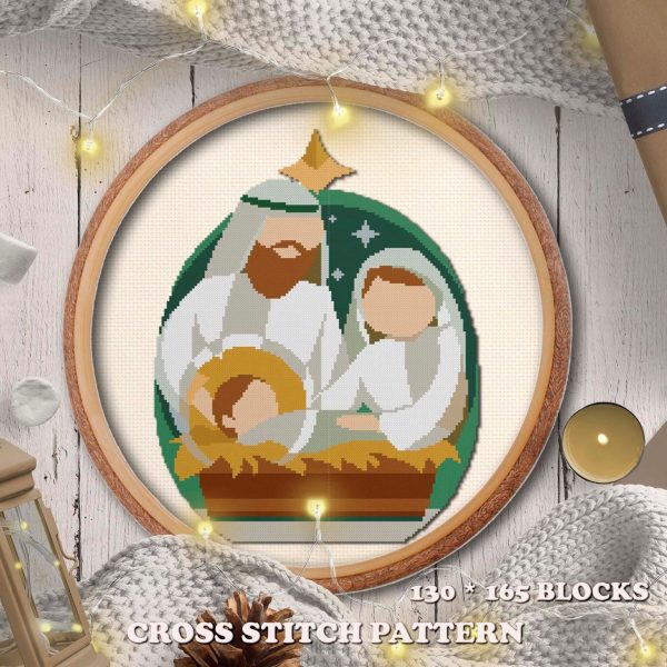 Christmas Eve cross stitch pattern