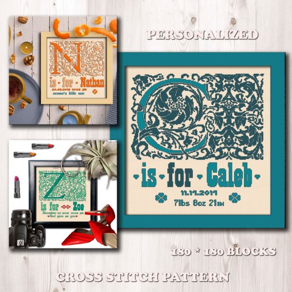 Cross Stitch Birth Announcement