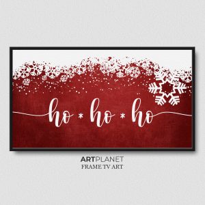 Samsung Frame TV Art Ho Ho Ho Christmas