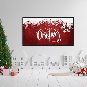 Merry Christmas Samsung Frame TV Art