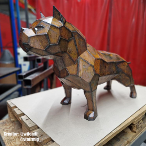 Welding Project Plans Drawings American Bully (v1) (DXF, PDF)