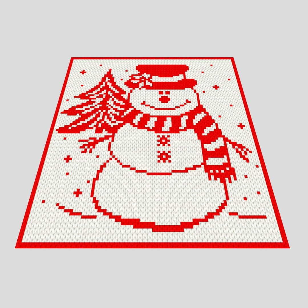 loop-yarn-snowman-blanket-pattern
