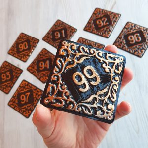 apartment 99 number sign black rhomb