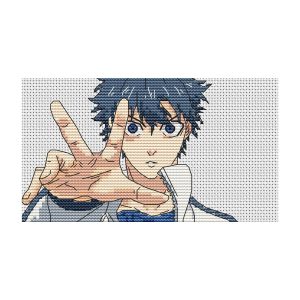 Handmade Marketplace 562 Anime-cross-stitch-pattern-Blue-Lock-Yoichi-Isagi