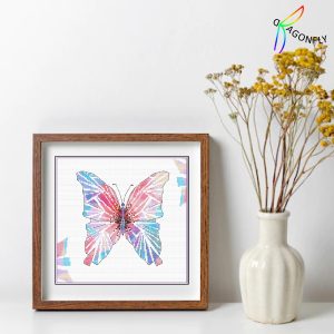 Cross stitch pattern Butterfly / Hand embroidery design Digital PDF file