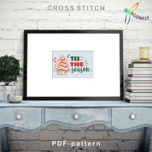 Cross stitch pattern CHRISTMAS / Hand embroidery design Digital PDF file