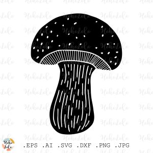 Mushrooms Svg Boho Scandi