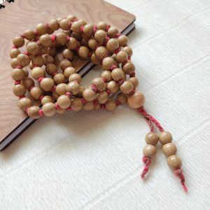 Oak wood Bahai Praying Beads 95/wooden prayer necklace