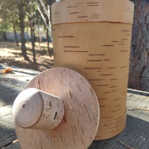 Birch bark box