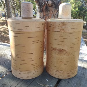 Birch bark box
