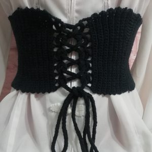 Corset belt crochet