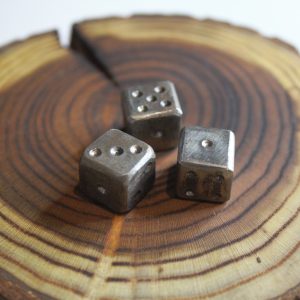 Dice playing Steel dice