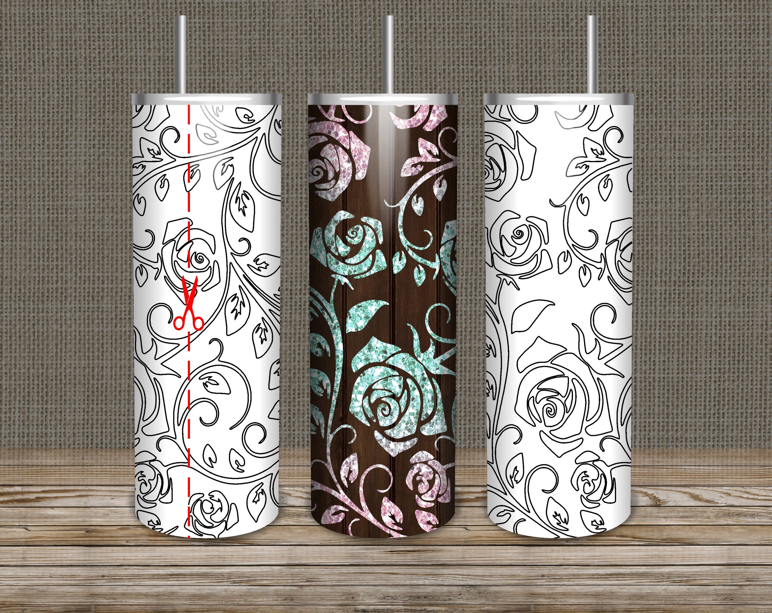 20oz Skinny Sublimation Tumbler – MakerFlo Crafts